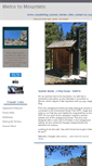Mobile Screenshot of metrotomountain.com