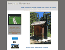 Tablet Screenshot of metrotomountain.com